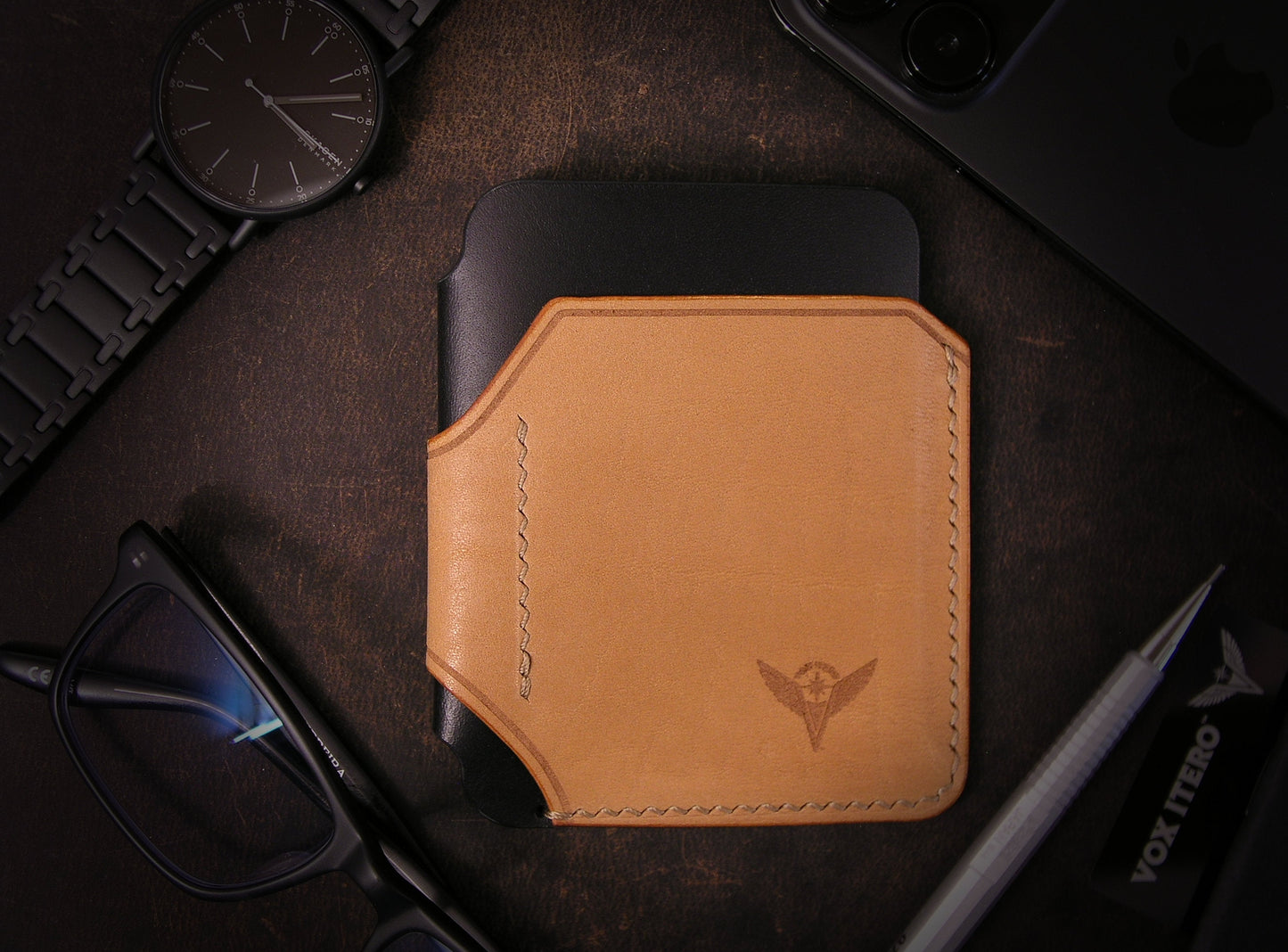 The A12 Wallet: Mud Black
