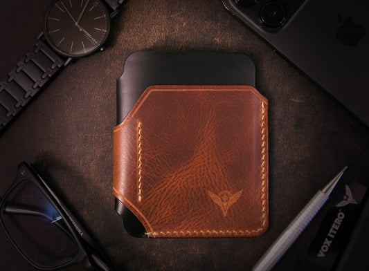 The A12 Wallet: Cognac Black